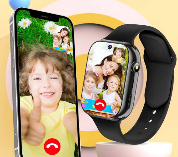 小m适用【可用微信】5G全网通智能电话手表青少年高中生专用可插卡wifi下载多功能防水初中学生儿童女 顶配黑【微信抖音+APP任意下载+全功能】