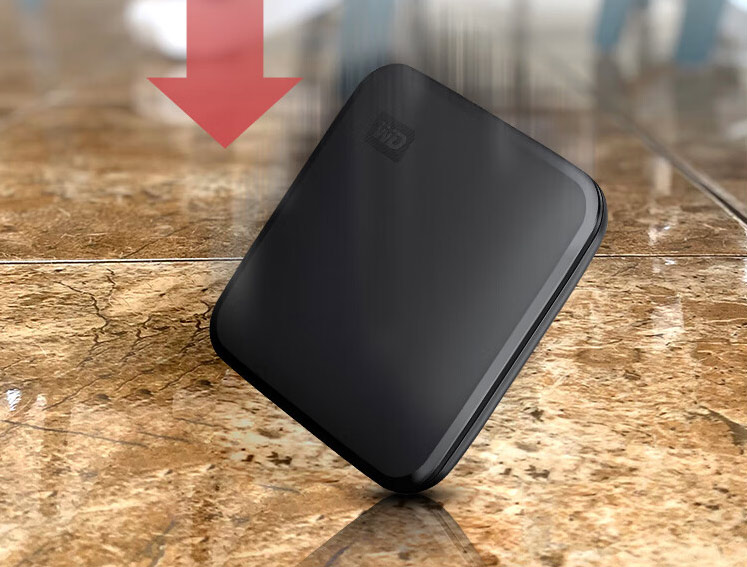 西部数据(WD) 1TB 移动固态硬盘（PSSD）Elements SE新元素 SSD type-c接口 手机笔记本外接移动便携